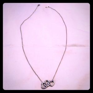 Tiffany three heart necklace